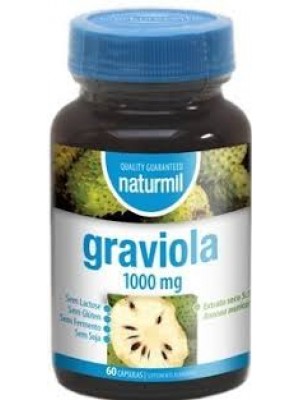 Graviola 1000 mg - 60 cápsulas - Naturmil